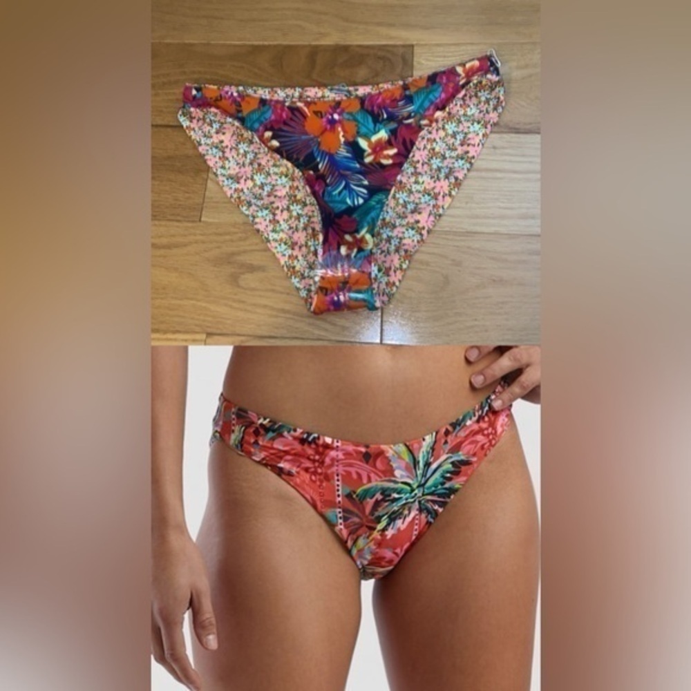 NWOT Maaji reversible bikini bottom in size M, liner still in place